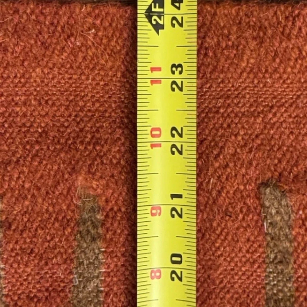 Vintage Egyptian Wool Tapestry Camel Caravan‎ Oasis Handwoven Wall Hanging 42x24